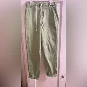 Kensie Sage Joggers with White Accents